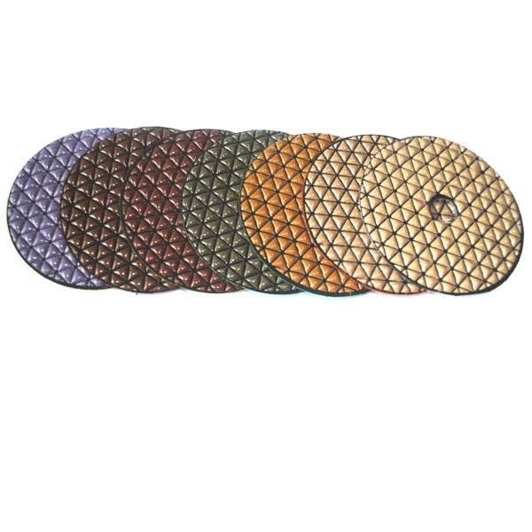 125mm Honeycomb Dry Polishing Pads for Stone Surface