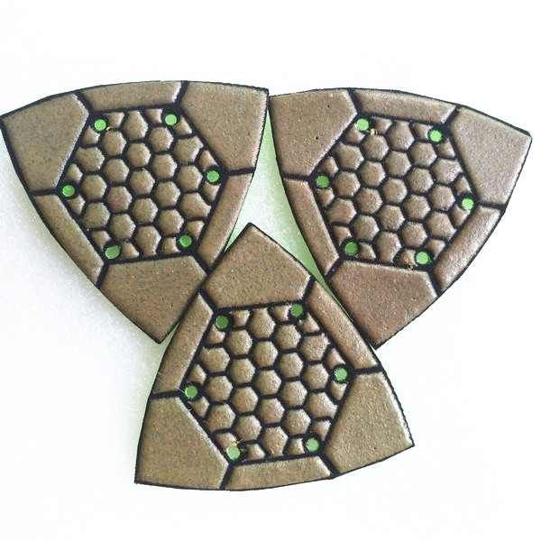 SPP-DT Triangle Dry Polishing Pads for Granite Marble