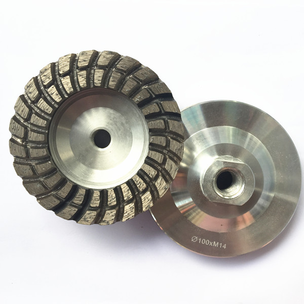 CGW-02 4 Inch Double Rows Aluminium Turbo Cup Grinding Wheel