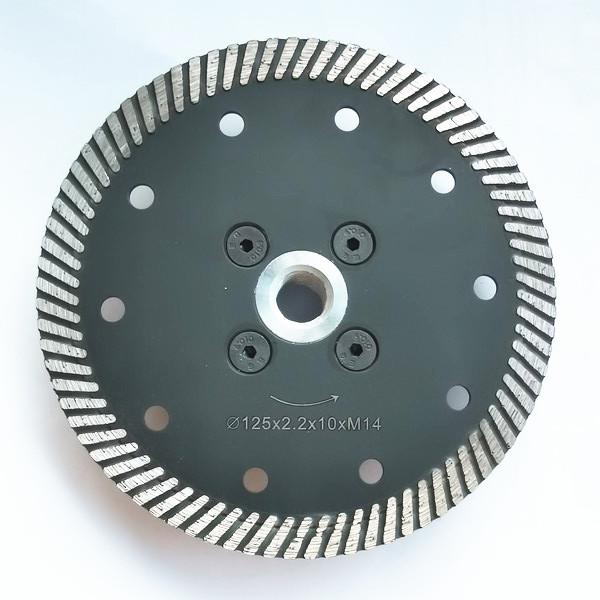Turbo Cutting Saw Blade for Granite Marble 125mm with M14 Thread